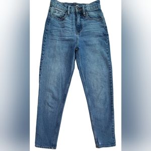 Fashion Nova I Got It From My Mama Light Blue Denim Jeans Womens Size 1 Pants